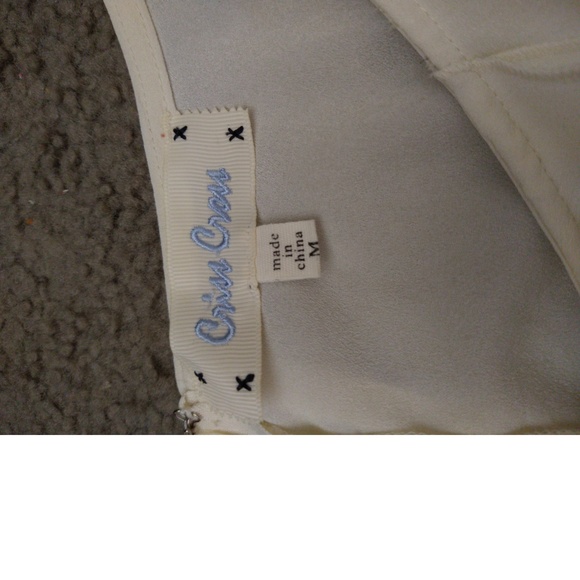 CRISS CROSS BLUE & WHITE TANK DRESS SIZE M - Picture 4 of 6